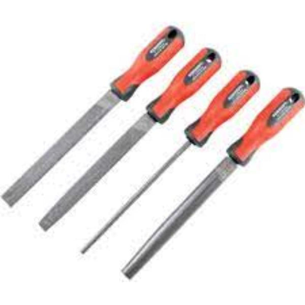 Kennedy 6'' ENGINEER'S FILE SET WITHFITTED HANDLES-4PCE