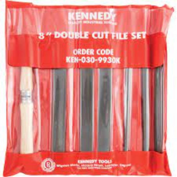 Kennedy 8" DOUBLE CUT ENGINEERS FILESET-8PCE