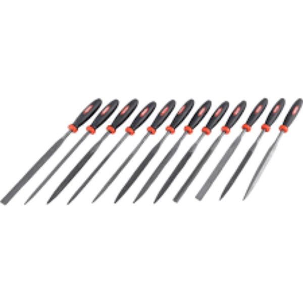 Kennedy 16cm (6.1/2") CUT 2 ASSORTEDNEEDLE FILE SET-12PCE