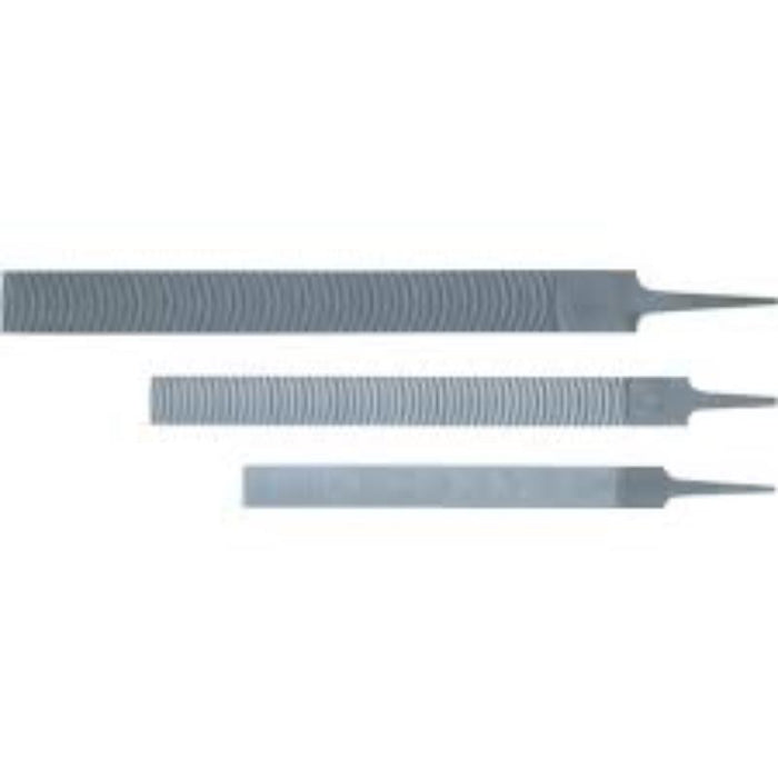 KENNEDY 3-Piece Hand Curved Tooth Milled File Set - Metalworking Files for Shaping & Finishing