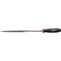 Kennedy 16cm Three Square Diamond File, 325/400 Grain. Triangular file for precise shaping and finishing.