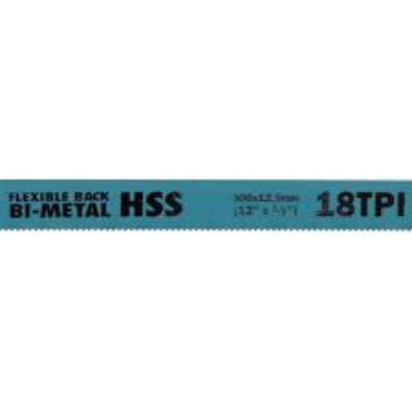 KENNEDY Bi-Metal Hacksaw Blade, 12 inch, 1/2 inch, 18 TPI - Durable Cutting Tool