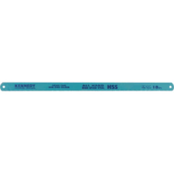 KENNEDY 12-inch Hacksaw Blade, HSS All Hard, 18 TPI. High-Speed Steel Blade.