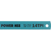 KENNEDY 12 inch Hacksaw Blade, All Hard HSS, 14 TPI - High-Speed Steel Metal Cutting Blade