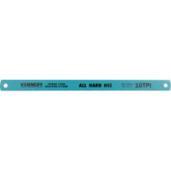 Kennedy Hacksaw Blade 14" HSS All Hard 10 TPI | High-Speed Steel Metal Cutting Blade