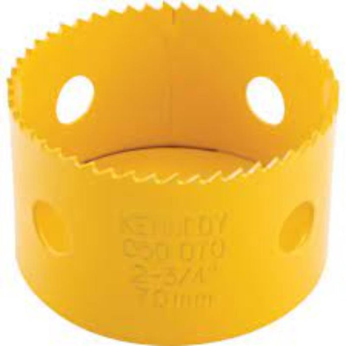Kennedy 70mm (2-3/4 inch) Bi-Metal Hole Saw - Durable Tool for Drilling Large Holes - Chavda.com
