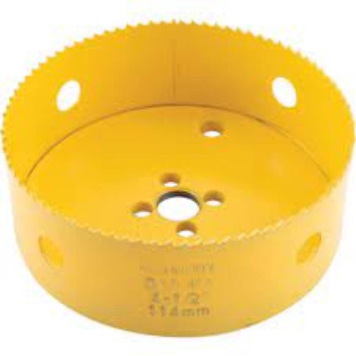 Kennedy 114mm (4-1/2 inch) Bi-Metal Hole Saw - Durable Cutting Tool