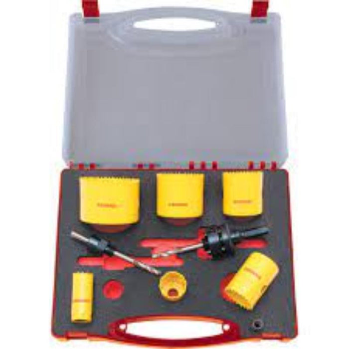 KENNEDY PROFESSIONAL HOLESAW KIT in Plastic Case | Holesaw kit tool set | chavda.com