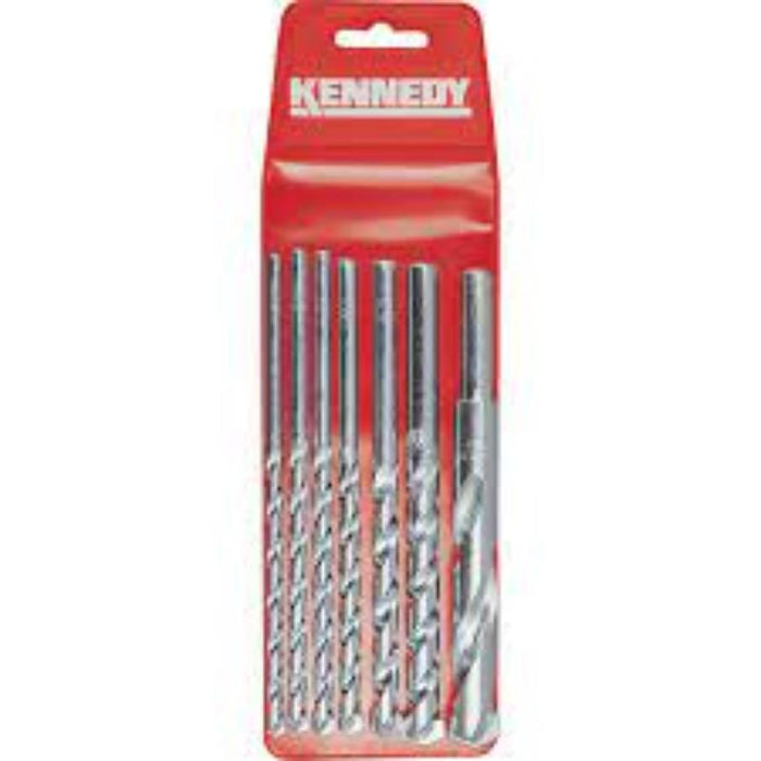 Kennedy NO.10-26 7-Piece Masonry Drill Set: High-Quality Drill Bits for Brick, Stone, and Concrete. Shop Now!