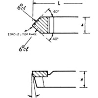 KENNEDY 308 P20/P30 Brazed Tool: High-quality cutting tool for metalworking, find it at chavda.com!