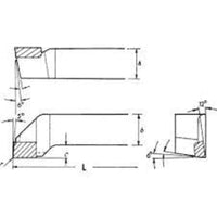 KENNEDY 2133 P20/P30 Brazed Tool KEN1009030K. Industrial metal cutting tool. Close-up view.