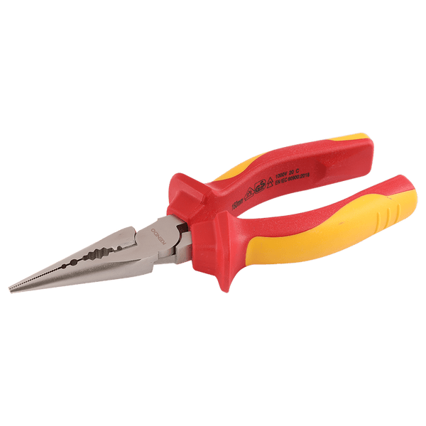 Plier Kendo Vde Long Nose 160 Mm 1000 Volt Ken11031