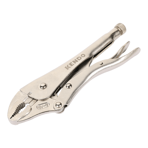 Kendo Vice Grip Curved Jaw Pliers 225mm | Adjustable Locking Pliers