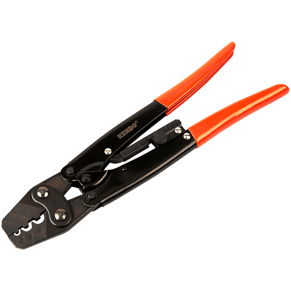 Kendo Crimping Tool: Professional Wire Crimper for Flat Terminals, Kendo PLIER CRIMPING PROFESSIONAL FLAT