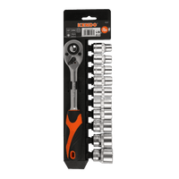 Socket Set 1/2 Dr Kendo 11 Pc 10 24 Mm Ken16207