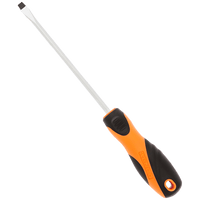 Kendo Flathead Screwdriver - Slotted Screwdriver with Bi-Material Handle - Heavy Duty Tool