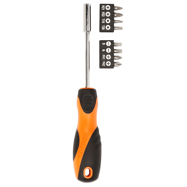 Screwdriver Set Kendo Ratchet +8 Bits Ken20236