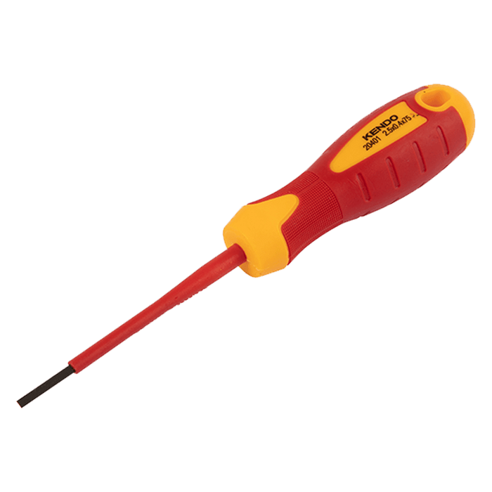KEN20401 - SCREWDRIVER KENDO VDE MECH 2.5X75MM