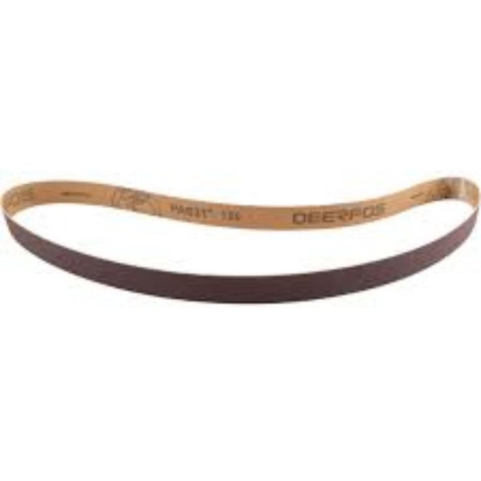 KENNEDY Abrasive Belt 25x1065mm, P80 Grit Sanding Belt - Aluminum Oxide for Wood, Metal, and General Purpose Sanding