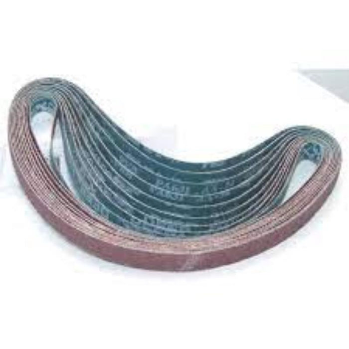 KENNEDY 25x1065mm Aluminum Oxide Abrasive Belt P150 - Sanding Belts for Metal & Woodworking