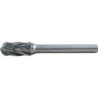 KENNEDY 12x25mm Carbide Ballnose Burr Cut 3 - Cylindrical Rotary Tool for Metalworking & Deburring