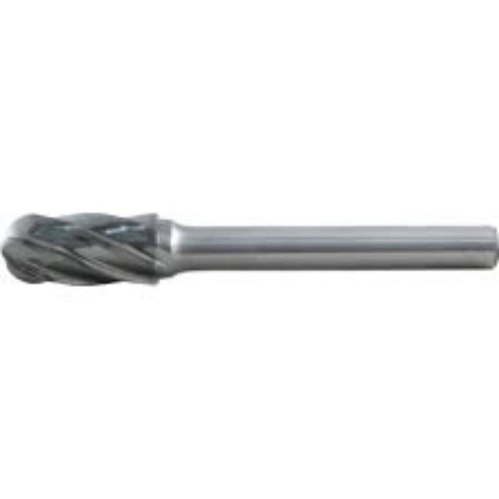 KENNEDY 12x25mm Carbide Ballnose Burr Cut 3 - Cylindrical Rotary Tool for Metalworking & Deburring