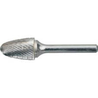 KENNEDY 3x12mm Round Tree Carbide Burr Rotary File, Cut 9 - Metal Grinding, Engraving, Deburring Tool