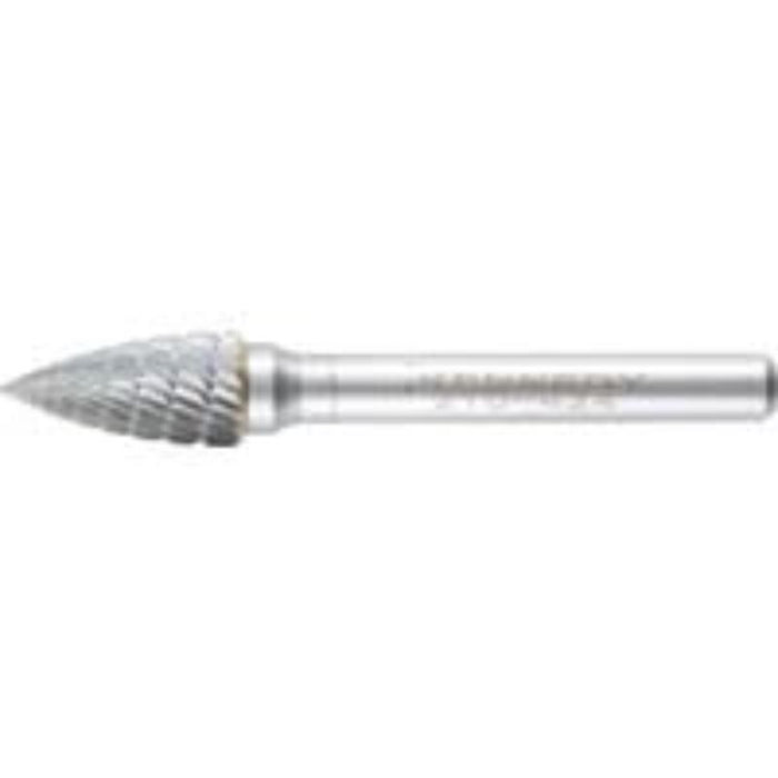 KENNEDY 10x20mm Pointed Tree Carbide Burr Cut 9 - Rotary Cutting Tool for Metal, Wood, and Plastic