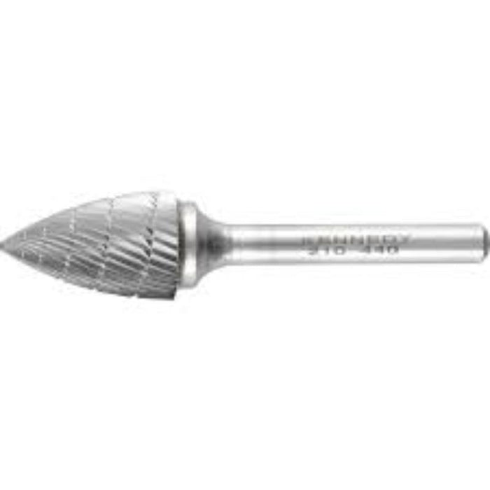 KENNEDY 16x25mm Pointed Tree Carbide Burr Cut 9 - KEN2104400K | Carbide Cutting Tool