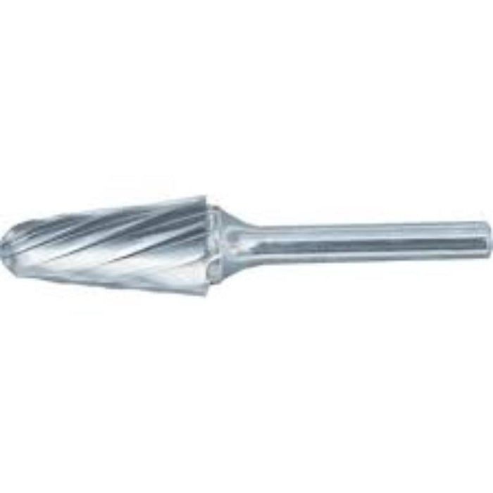 KENNEDY 12x28mm Conical Carbide Burr Cut 3 - Rotary File, High Speed Steel, Deburring, Metalworking Tool