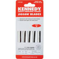 KENNEDY Jigsaw Blades (Bosch T101AO Eqv) - Pack of 5. Metal Cutting Blades.