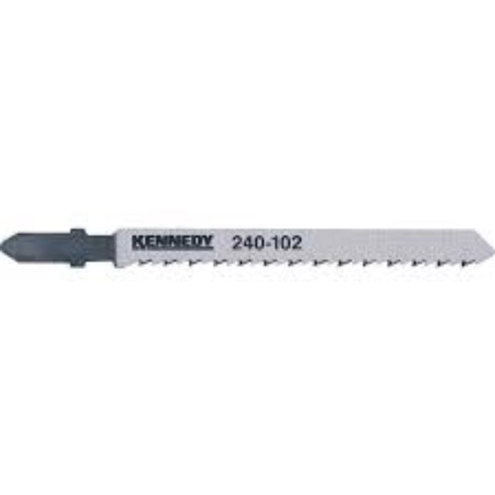 KENNEDY 240-102 Jigsaw Blade (T101B Equivalent) - High Speed Steel HSS, Wood Cutting, T-Shank