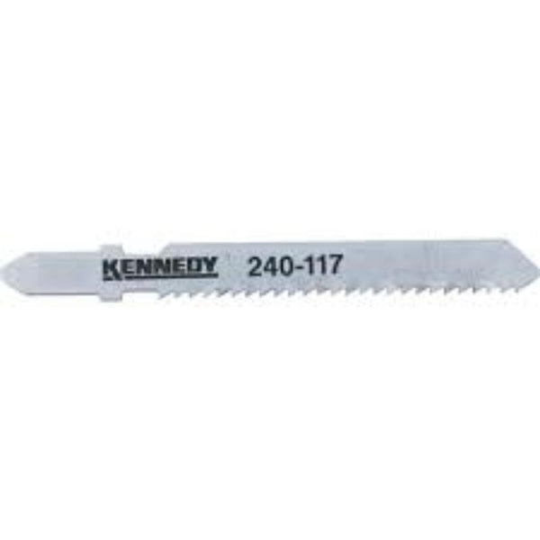 Kennedy 240-117 Jigsaw Blade (Equivalent to Bosch T118B) - High-Speed Steel Blade for Metal Cutting