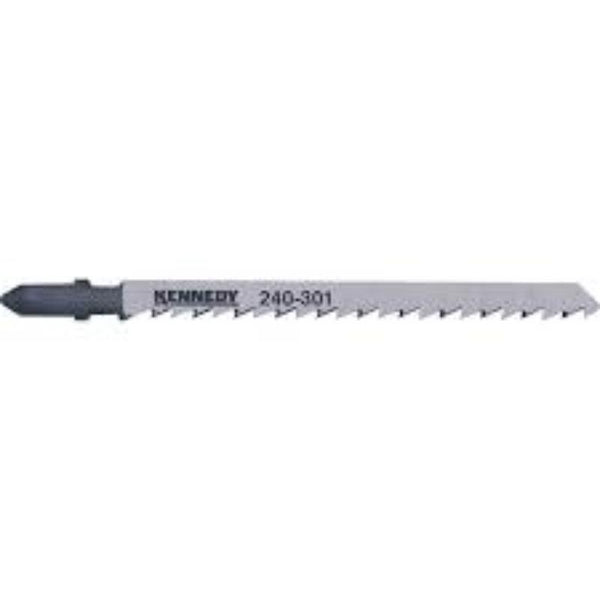 KENNEDY Jigsaw Blades (Bosch T301D Equivalent) - Pack of 5 - High-Speed Steel (HSS) Jigsaw Blade for Wood Cutting.
