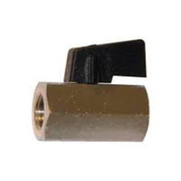 KENNEDY VB2FF Ball Valve, 1/4 Turn, G1/4 F-F, KEN2597310K - Female-Female Brass Valve