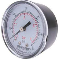 Kennedy Pressure Gauge 40mm Analog 0-60 psi Reading: 1 bar / 15 psi