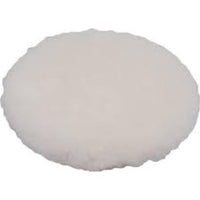 Kennedy 150mm Merino Sheepskin Polishing Bonnet - Tie-On Car Detailing Pad. Premium wool for buffing & waxing.