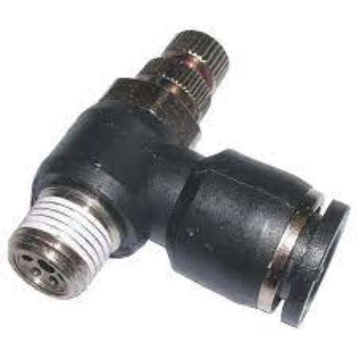 Kennedy KFRE4-1MT Flow Restrictor: Pneumatic Fitting, 4mm Tube, G1/8 Thread.  Shop Now at chavda.com!
