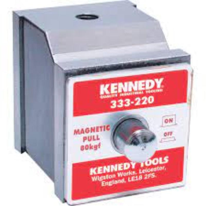 Kennedy Magnetic Base, 30KG Magnetic Push Button Tool Base KEN3332220K.