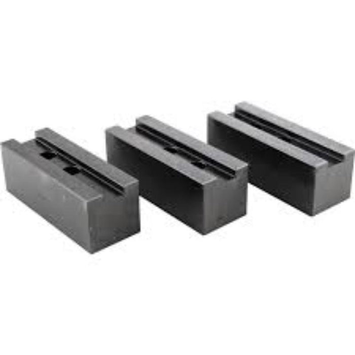 KENNEDY B012 Serrated Soft Jaws 12 inch (Set of 3) for Vices - Durable Metal Vice Jaws