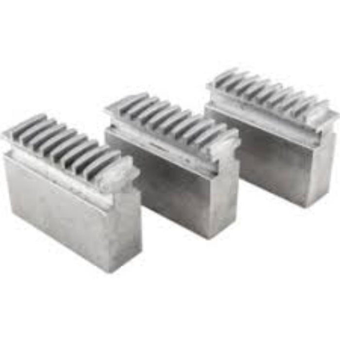 KENNEDY EN20 Scroll Chuck Jaws - 200mm Soft Jaws - Set of 3 Lathe Chuck Jaws