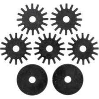 Kennedy No. 0 Wheeldresser Spare Wheels - Black Metal Replacement Wheels with Teeth for Metalworking