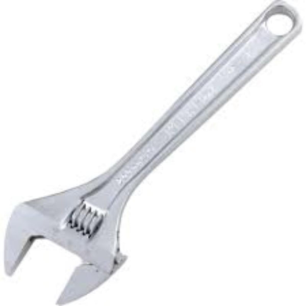 Kennedy 200mm/8" CHROMED FINISHADJUSTABLE WRENCH