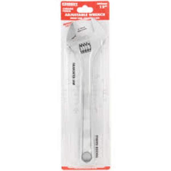 Kennedy 300mm/12" CHROMED FINISHADJUSTABLE WRENCH