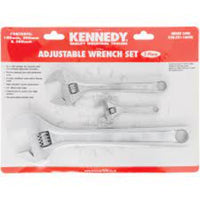 KENNEDY Adjustable Wrench Set: 10