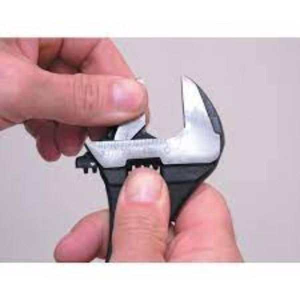 KENNEDY 10"/250mm Combi-Grip Adjustable Wrench Tool being adjusted by a man. Shop now at chavda.com!