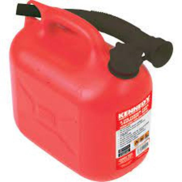 Kennedy 5LTR LEADED FUEL CONTAINER - RED