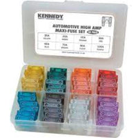 Kennedy High Amp Maxi-Fuse Set Zinc 48-Pce: Automotive Fuses for Cars, Trucks, and More. Buy Now!