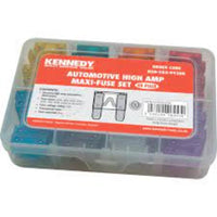 Kennedy High Amp Maxi-Fuse Set Zinc 48-Pce: Automotive Fuses for Cars, Trucks, and More. Buy Now!