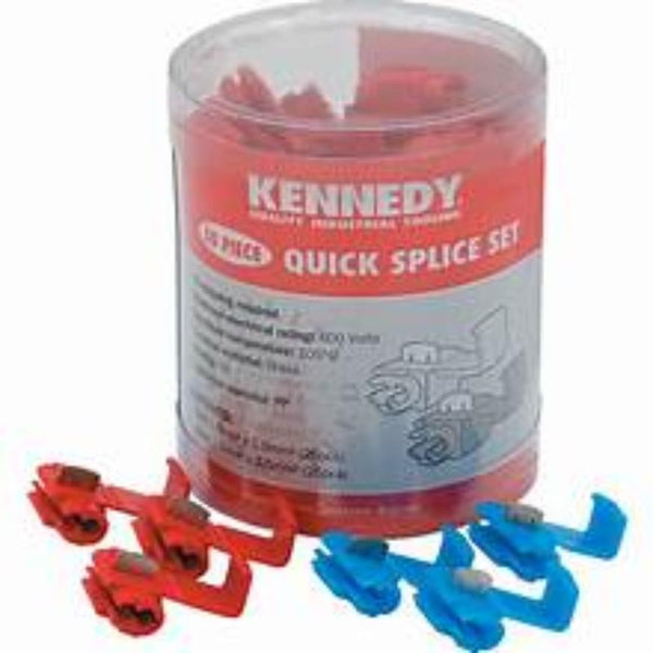 Kennedy Automotive Quick Splice Connectors Set 50-Pce. Electrical Wire Connectors for Automotive Wiring.